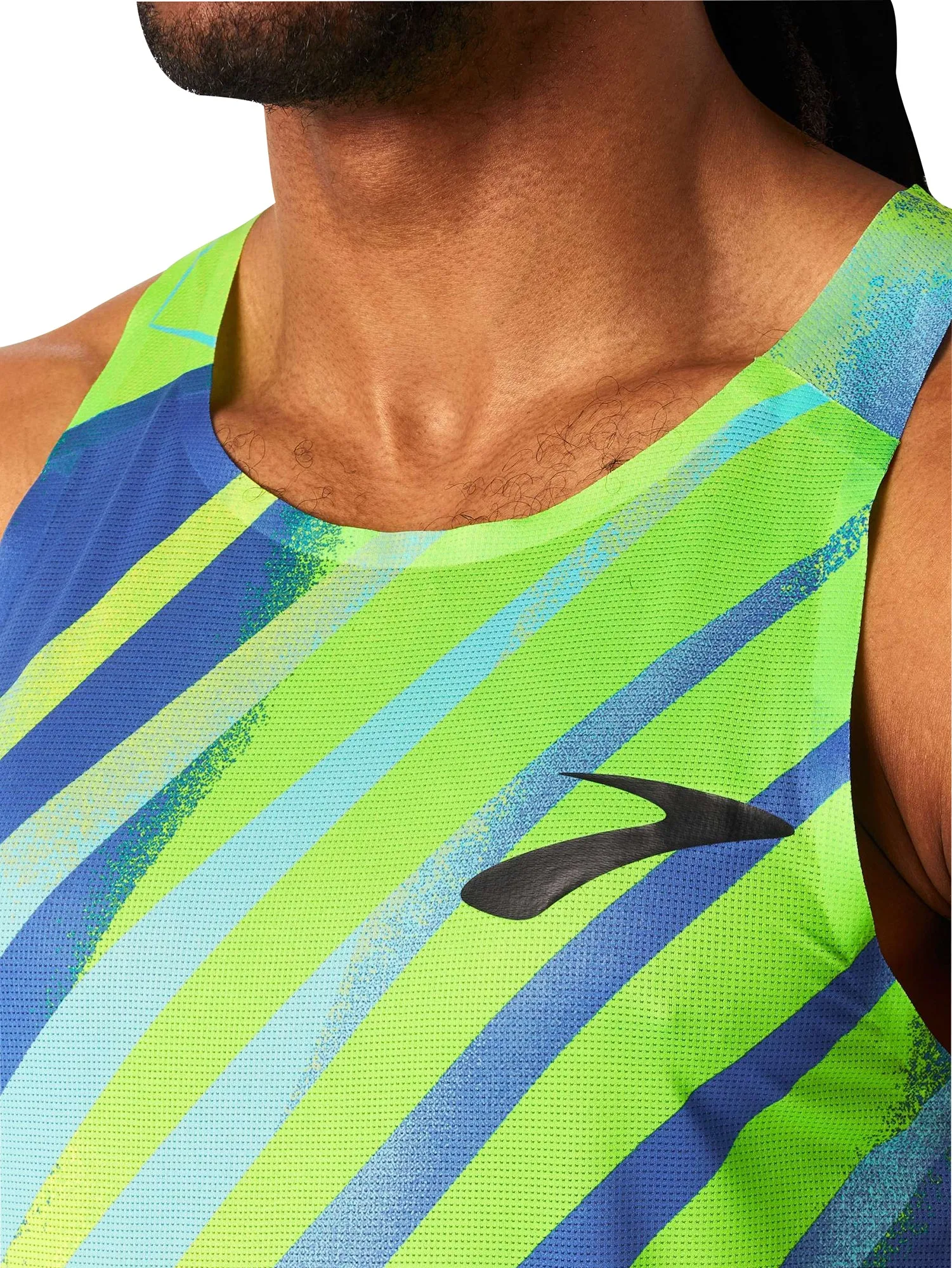 Brooks Elite Mens Running Vest - Blue Summer Essential