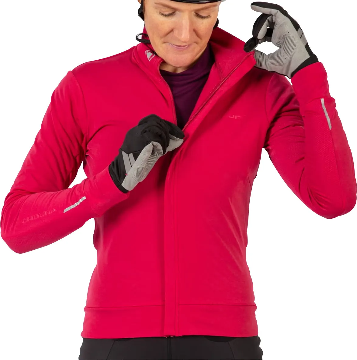 Endura Xtract Roubaix Long Sleeve Womens Cycling Jersey - Pink Fashionable Piece