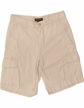 BANANA REPUBLIC Mens Cargo Shorts W34 Large Beige Cotton Modern Design All Day Comfort Fit