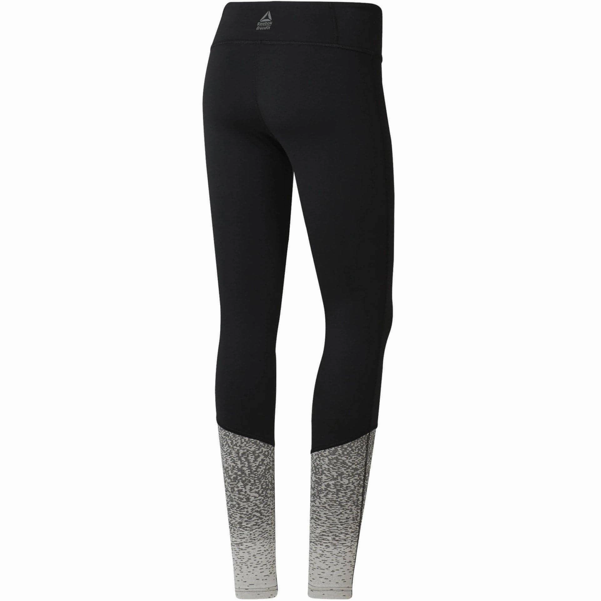 Ultimate support Reebok Lux Fade Womens Long Training Tights - Black
