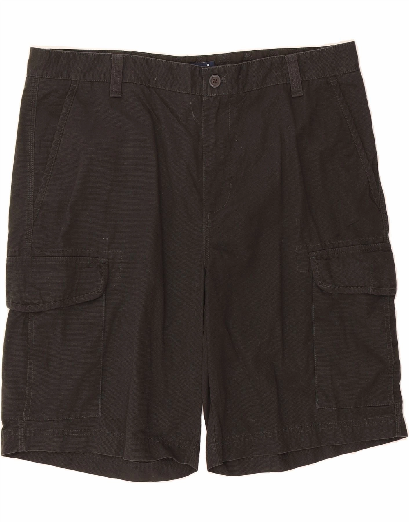 CHAPS Mens Cargo Shorts W38 XL Black Cotton men's option tall size