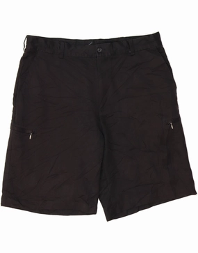 housewarming gift Simple Comfort IZOD Mens Golf Classic Fit Cargo Shorts W36 Large Black Polyester