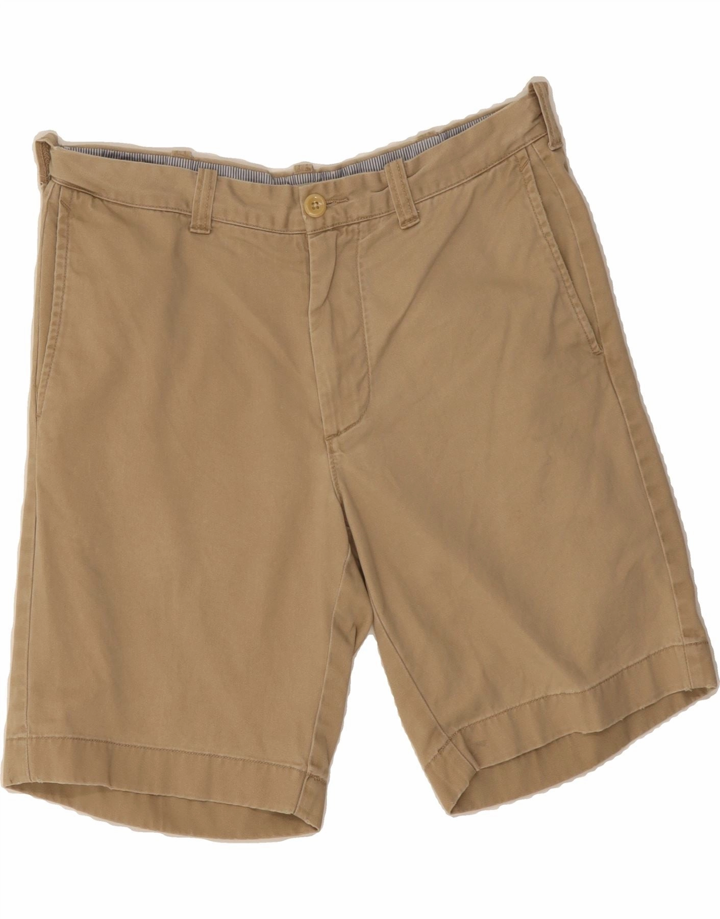 Non Cling Material J. CREW Mens Chino Shorts W32 Medium Beige Cotton