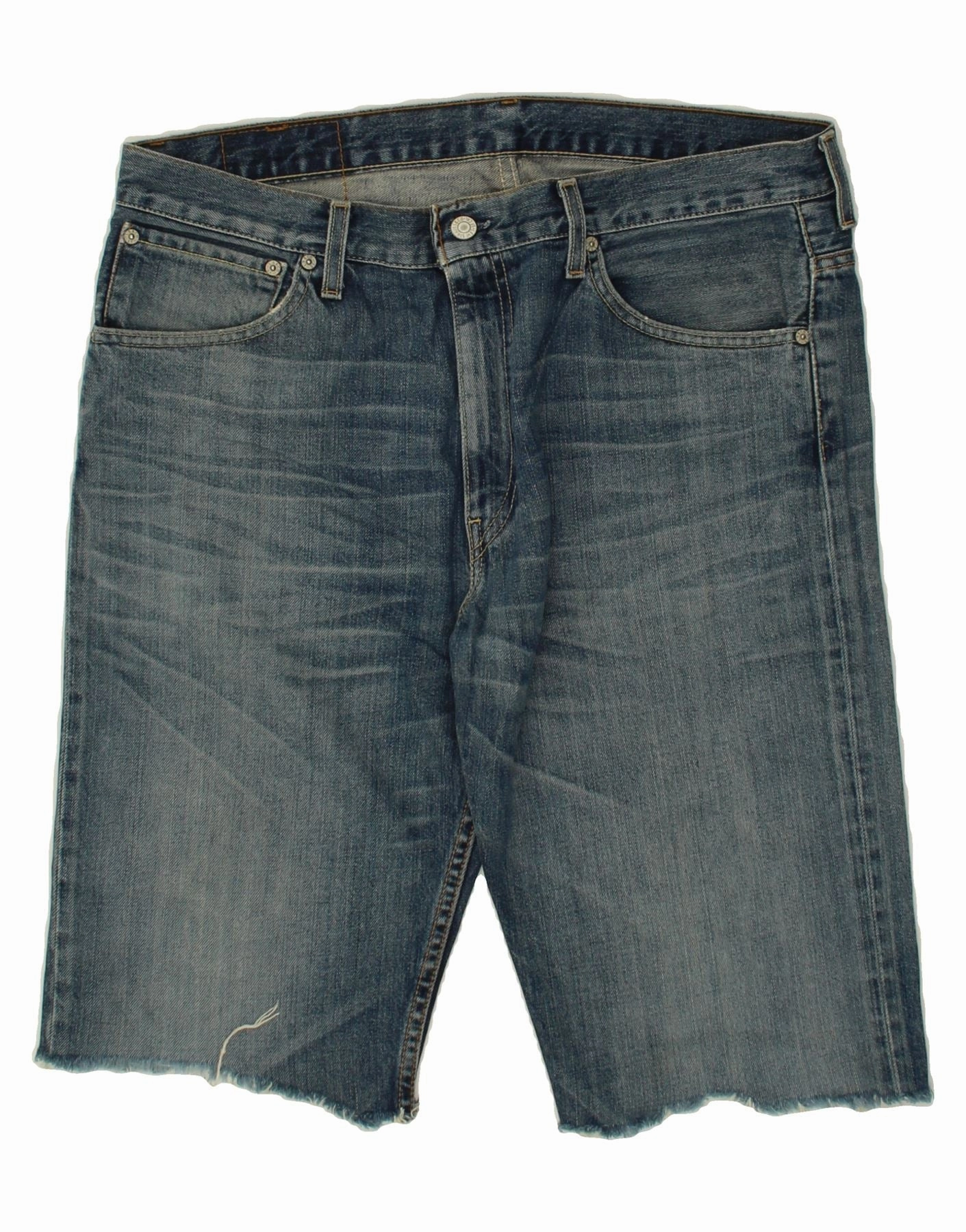 UPF Protection LEVI'S Mens 507 Denim Shorts W34 Large Blue