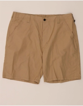 WRANGLER Mens Chino Shorts W38 XL Beige Cotton Modular Storage Design