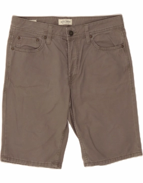 JACK & JONES Mens Casual Shorts Small W29  Grey Cotton Classic Anti Odor