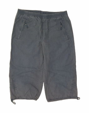 ADIDAS Mens Bermuda Shorts Large W34 Blue Cotton Non Irritating Seams Non Slip Inner Grip