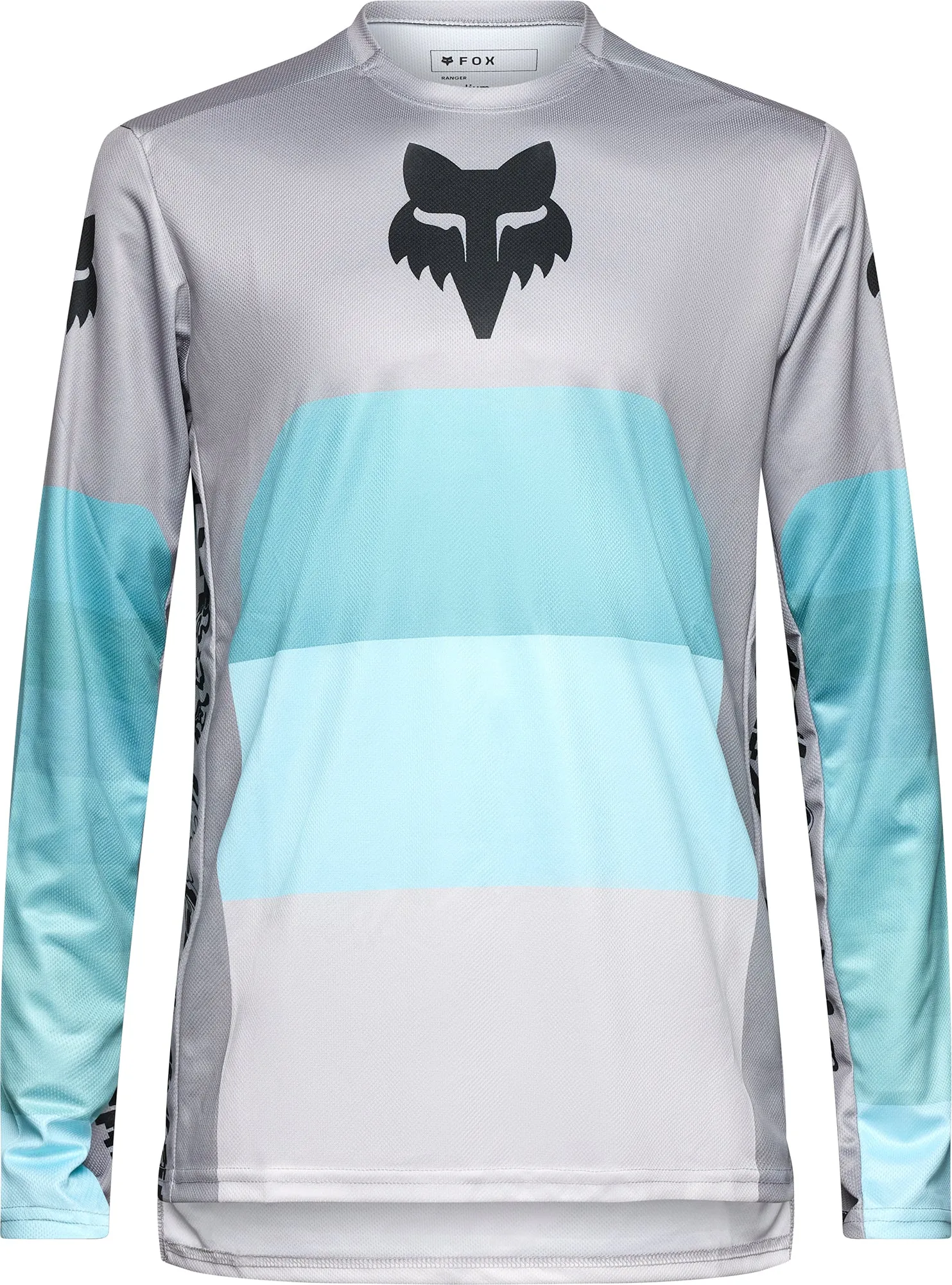 Fox Ranger Grid Long Sleeve Mens Cycling Jersey - Grey Cozy Look Wear