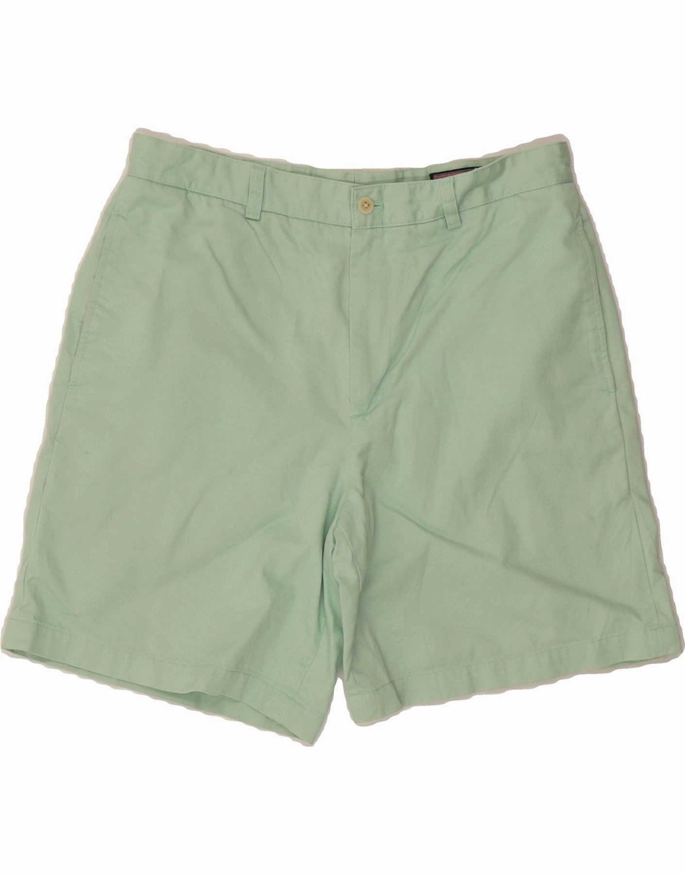 VINEYARD VINES Mens Chino Shorts W33 Medium  Turquoise Cotton factory work athletic style