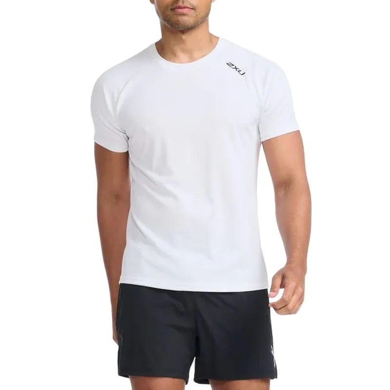 Stretchable Fabric hypoallergenic 2XU Mens Aspire Running Tee