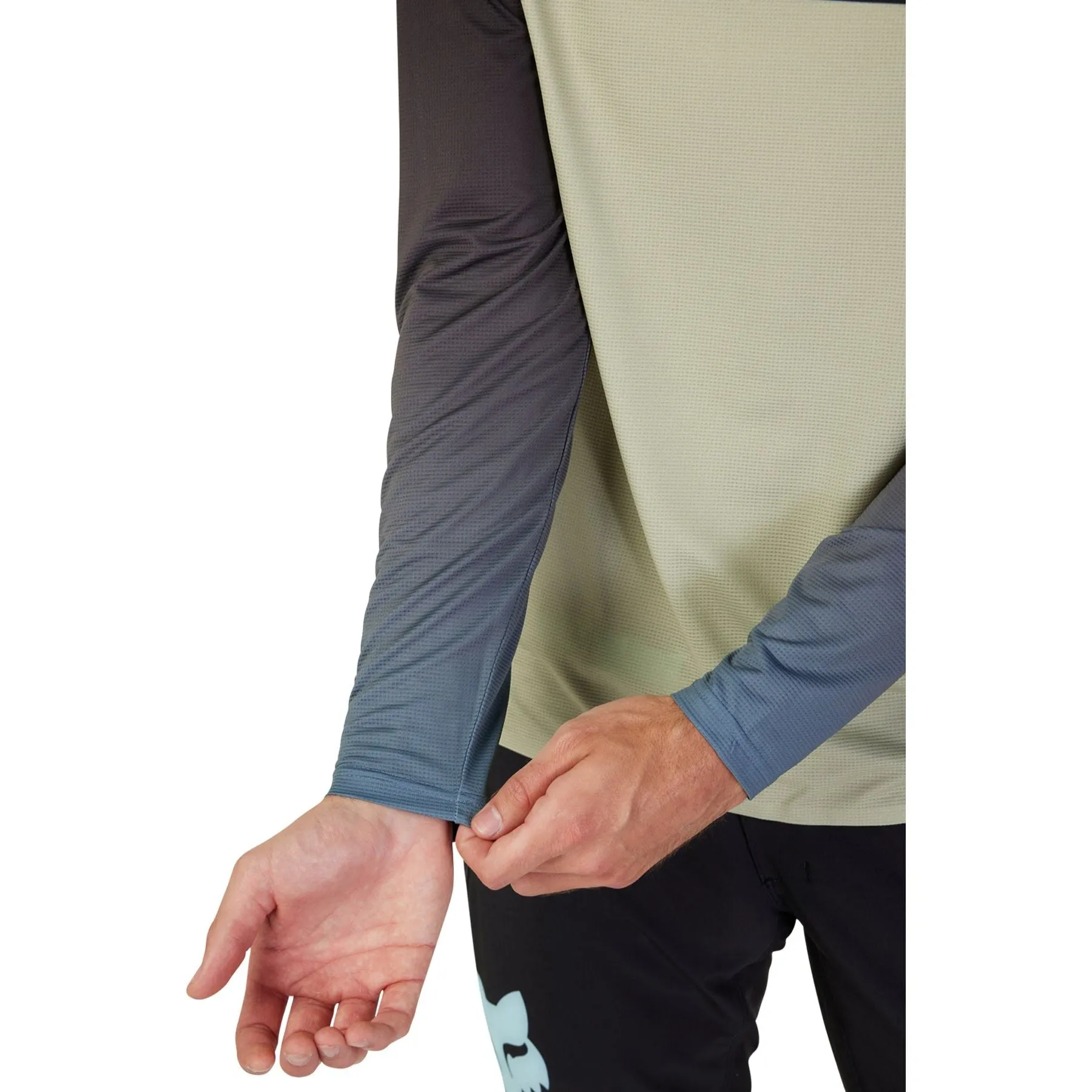 Fox Flexair Arcadia Long Sleeve Mens Cycling Jersey - Brown SlimFitDesign