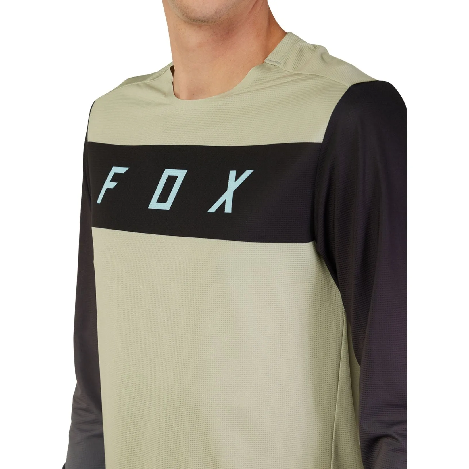Abstract mystery Functional Fashion Fox Flexair Arcadia Long Sleeve Mens Cycling Jersey - Brown