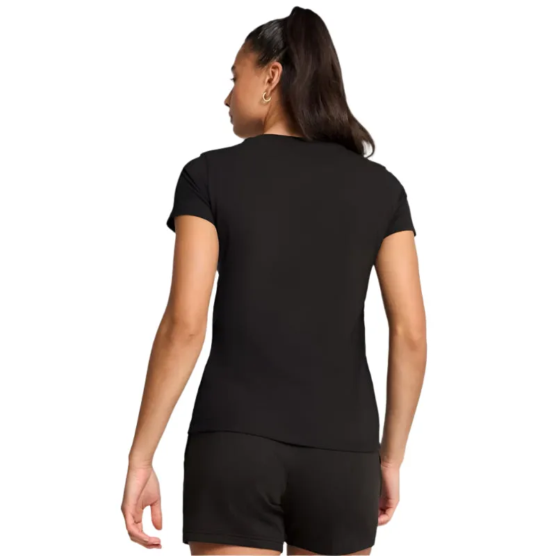 Wide Neck Opening MoistureWicking Technology PUMA Womens Essentials Elevated Tee