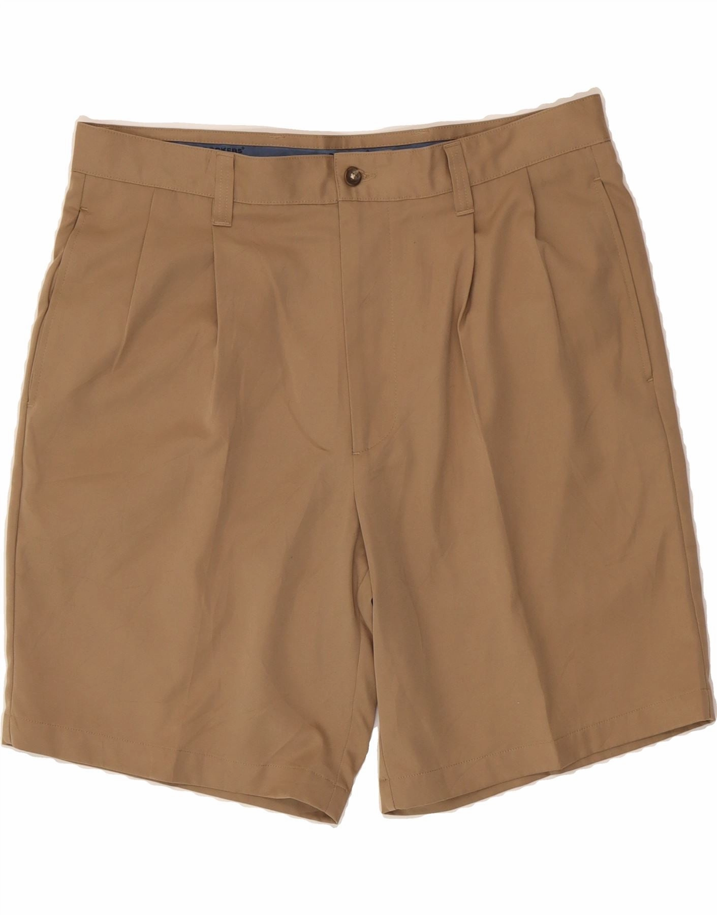Slim Look DOCKERS Mens Pegged Chino Shorts W36 Large  Brown Polyester