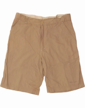 media industry swim trunks CHAMPION Mens Chino Shorts Medium W32 Beige Cotton