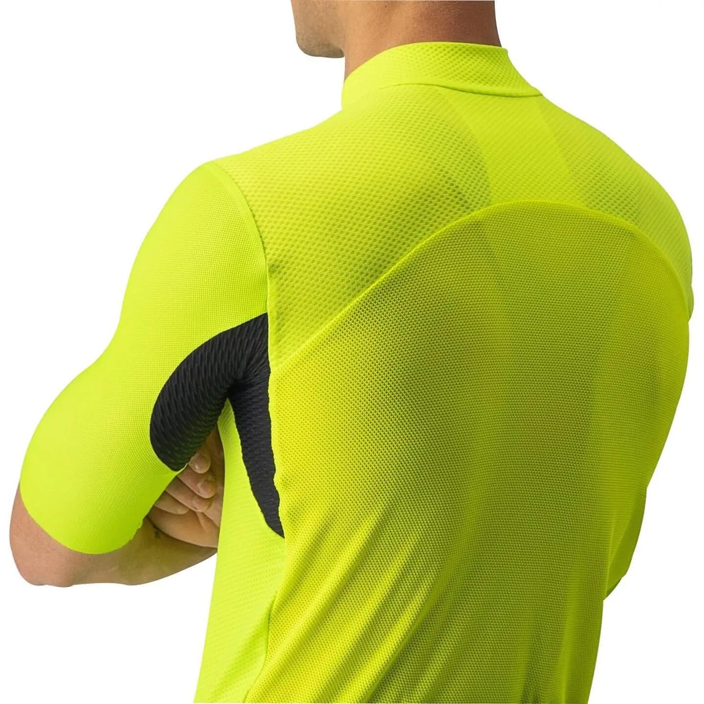 Castelli Endurance Elite Short Sleeve Mens Cycling Jersey - Yellow Chic Wearable Simple Fashion