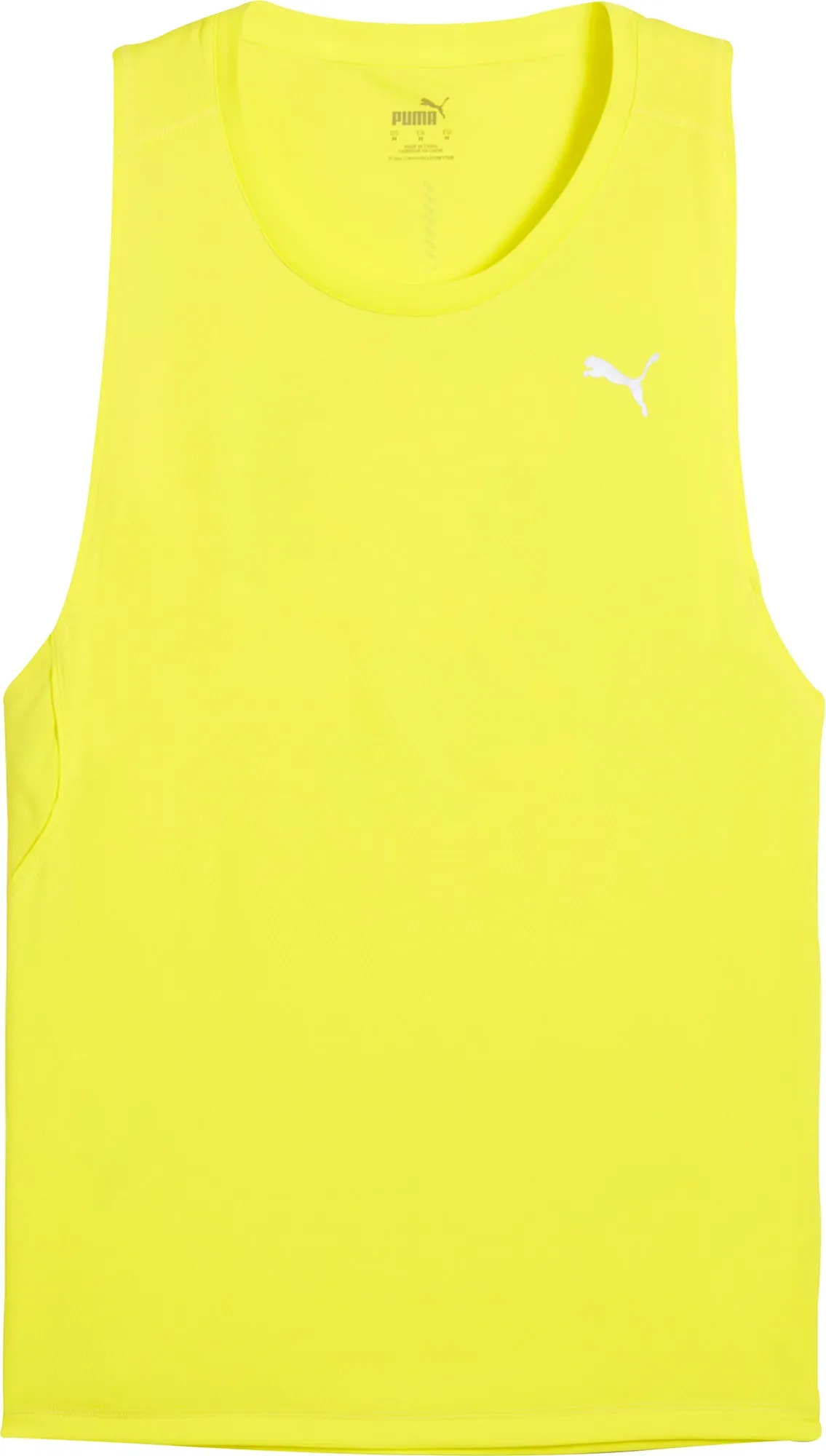 Puma Velocity Mens Running Vest - Yellow MultiPocket Design Evolution - potential