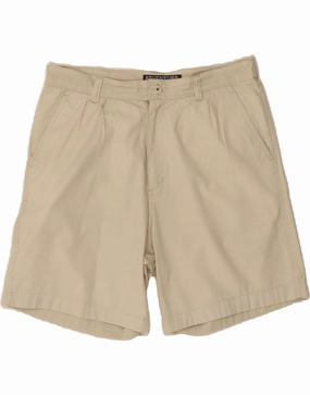 Sneakers Urban Style VINTAGE Mens Pegged Chino Shorts W34 Large Beige
