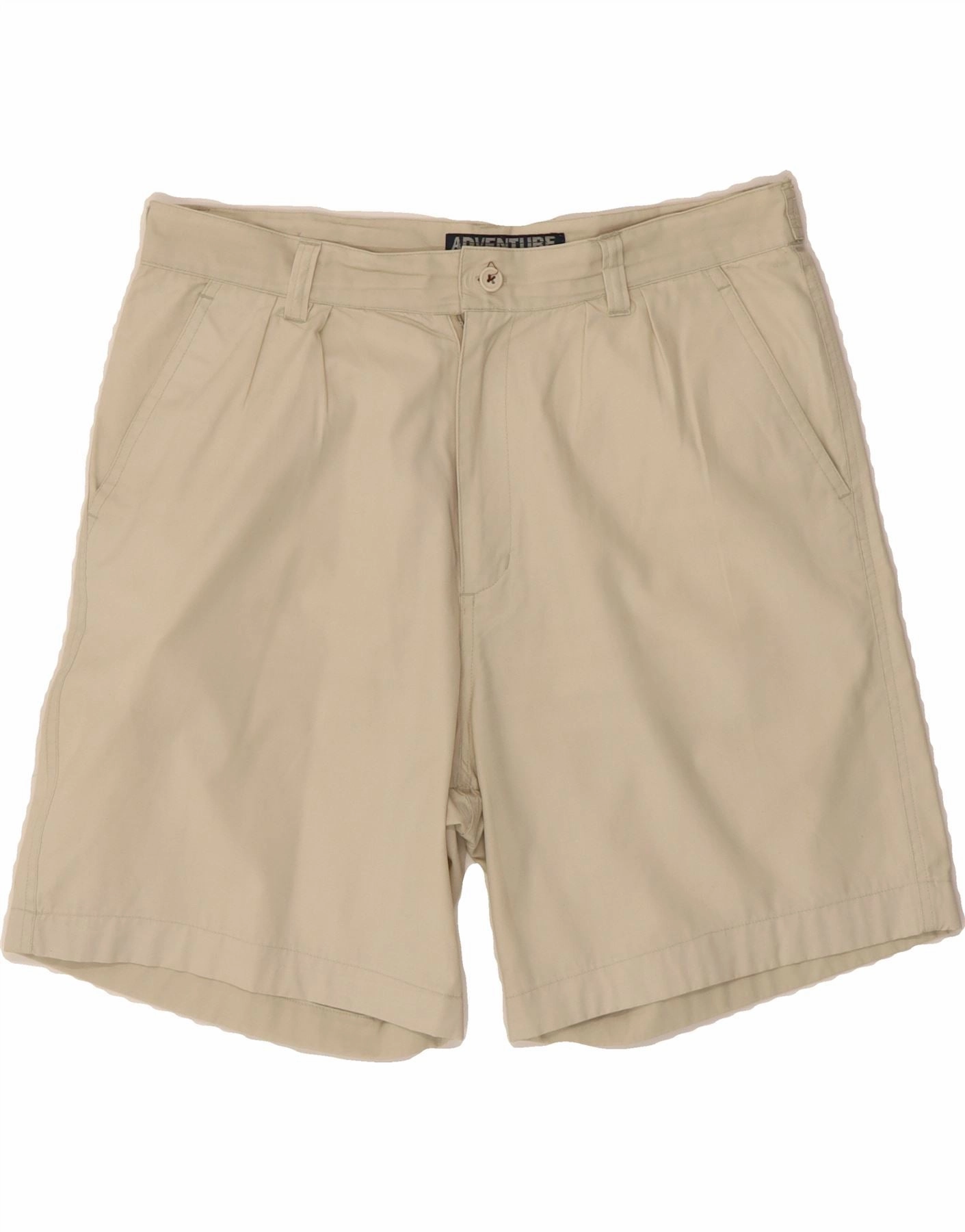 Sneakers Urban Style VINTAGE Mens Pegged Chino Shorts W34 Large Beige
