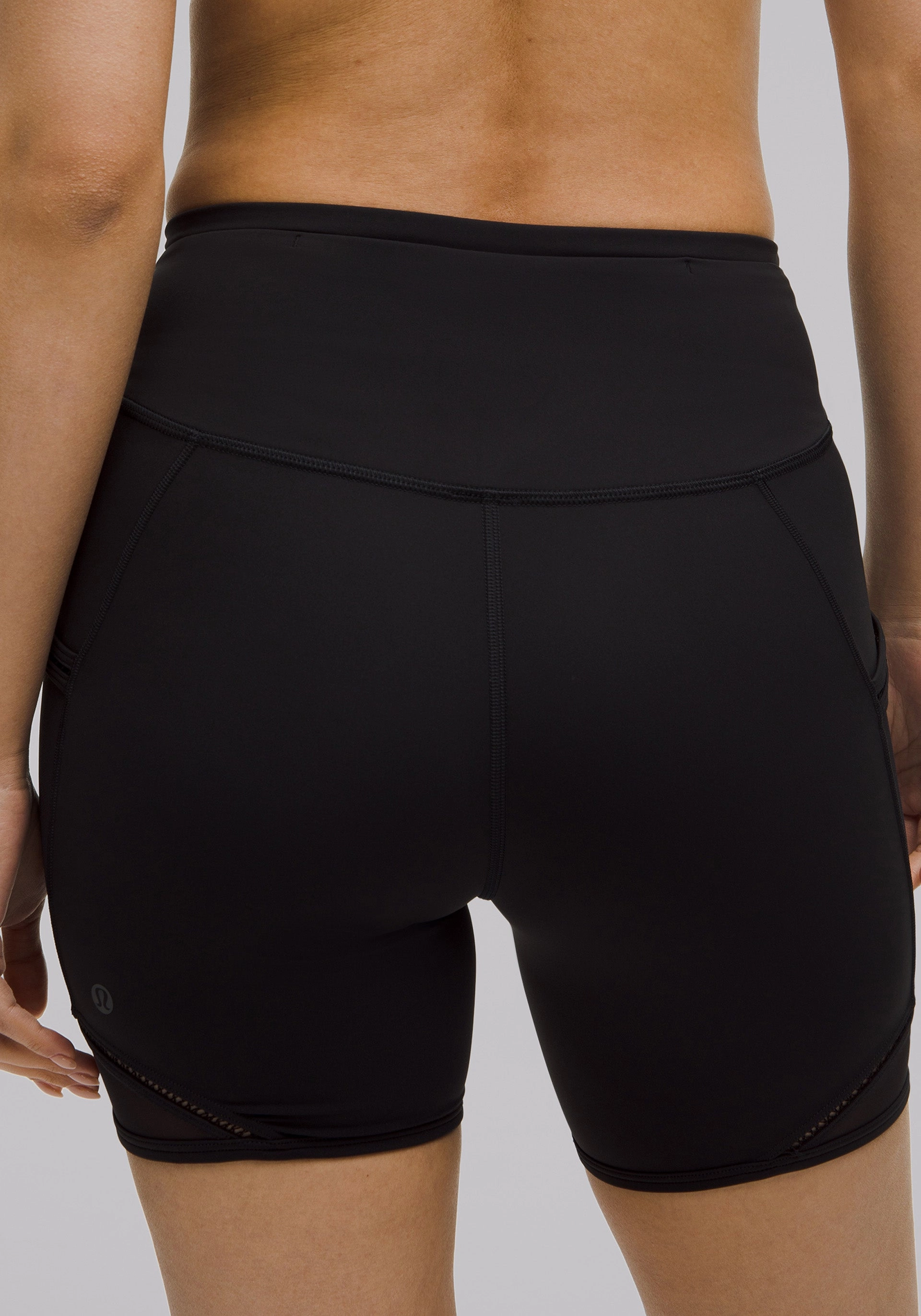 Fast and Free High-Rise Lace Trim Short 6" cycling outfit