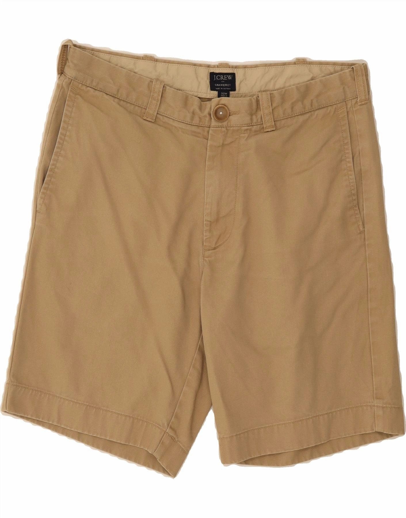 Outdoor Activity J. CREW Mens Gramercy Chino Shorts W32 Medium Beige Cotton