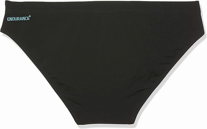 Tangle Free Straps Speedo Boom Splice Mens Swim Brief - Black