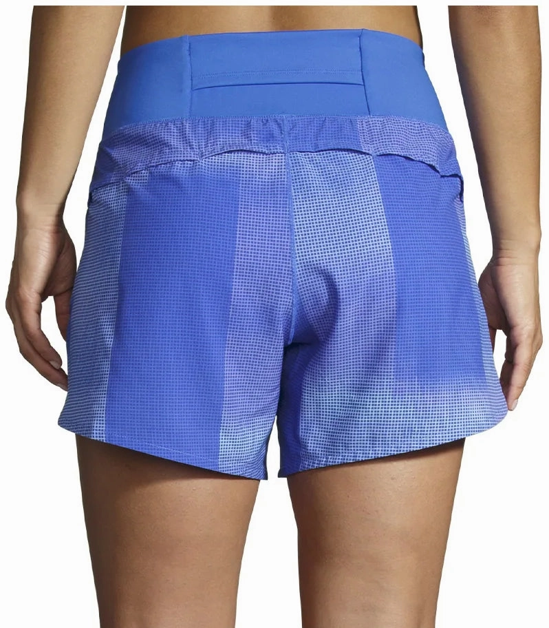 Relaxed Motion Brooks Chaser 5 Inch Womens Running Shorts - Blue