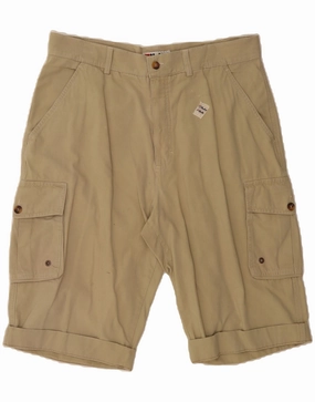 FILA Mens Cargo Shorts IT 52 XL W36  Beige Sport Style Fit