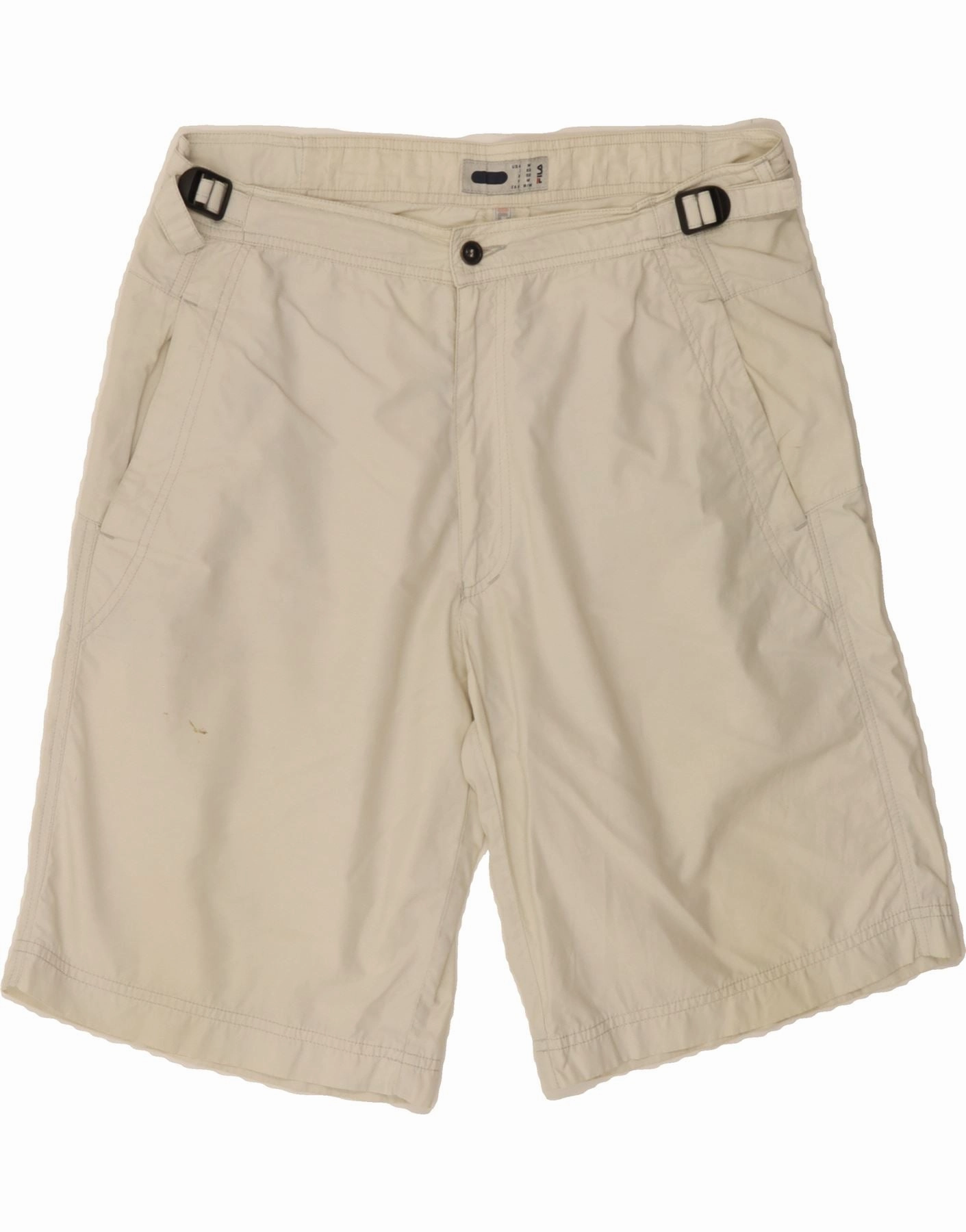 FILA Mens Chino Shorts Medium W32 White Home Wear