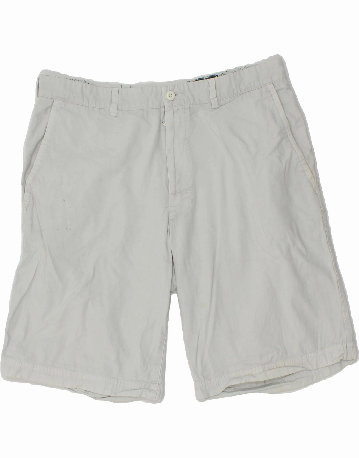 FILA Mens Chino Shorts W32 Medium Off White Cotton On Trend color - fast