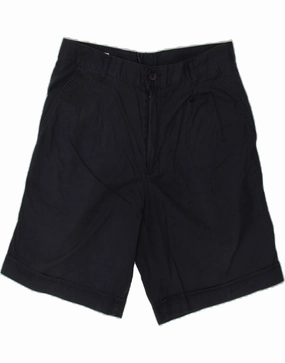 FILA Mens Pegged Chino Shorts IT 50 Large W34 Navy Blue Cotton Airy Feel Warm Weather Wear