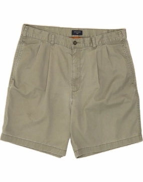 High-End Option DOCKERS Mens Pegged Chino Shorts W36 Large Green Cotton