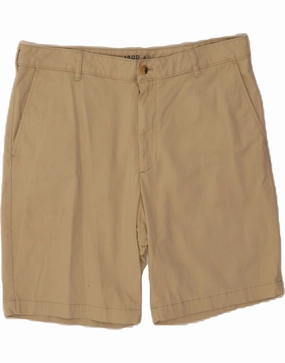 Eco Friendly Material IZOD Mens Salt Water Chino Shorts W38 XL Beige Cotton