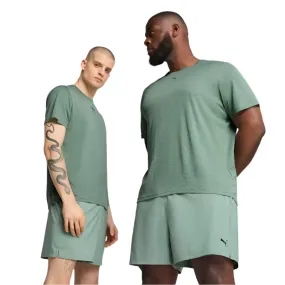 PUMA Mens TAD Essentials Heather Cat Tee crew neck