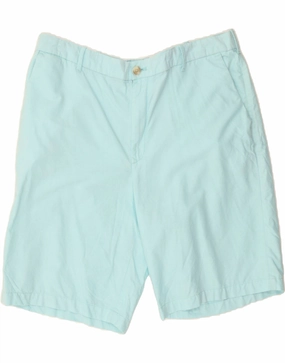 animal print shorts IZOD Mens Chino Shorts W38 XL Blue Cotton