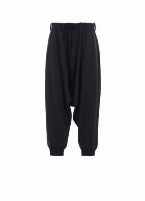 No Frills Fit PE/SMOOTH JERSEY RIBBED HEMS BALLOON SARUEL PANTS