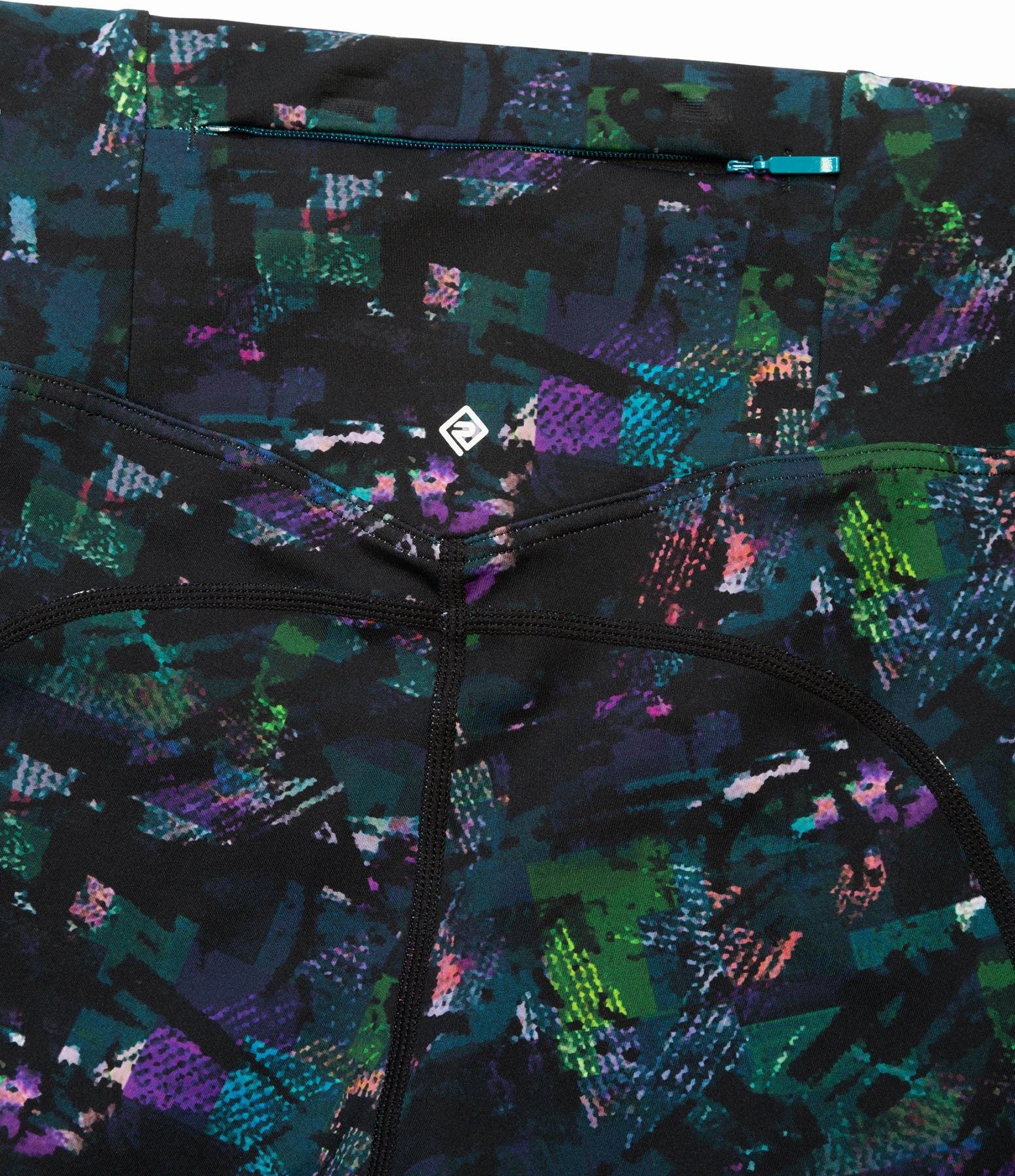 Wide Waistband Support Sporty Stretch Wear Ronhill Tech Womens 7/8 Running Tights - Black