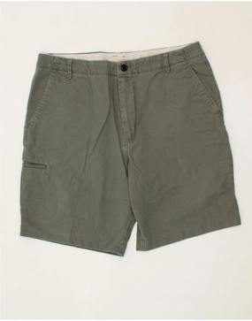 Quick Release Closure DOCKERS Mens Cargo Shorts W34 Large Grey Cotton