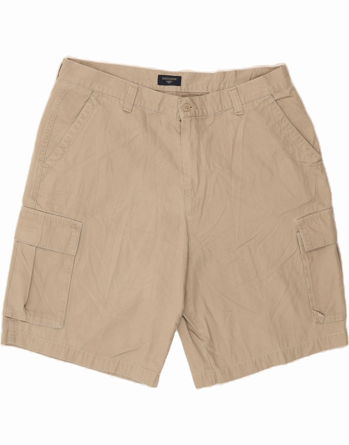 DOCKERS Mens Cargo Shorts W38 XL Beige Cotton loafers