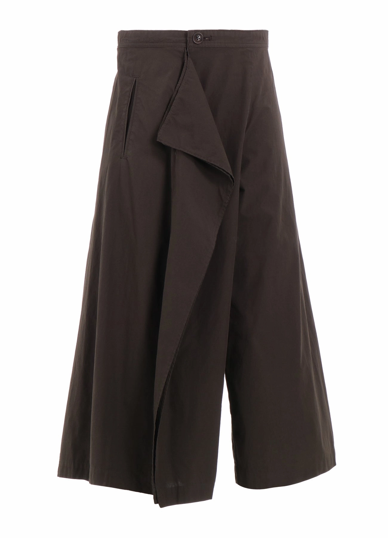 Sleek Fit Wool blend COTTON BROAD GARMENT DYEING SKIRT PANTS