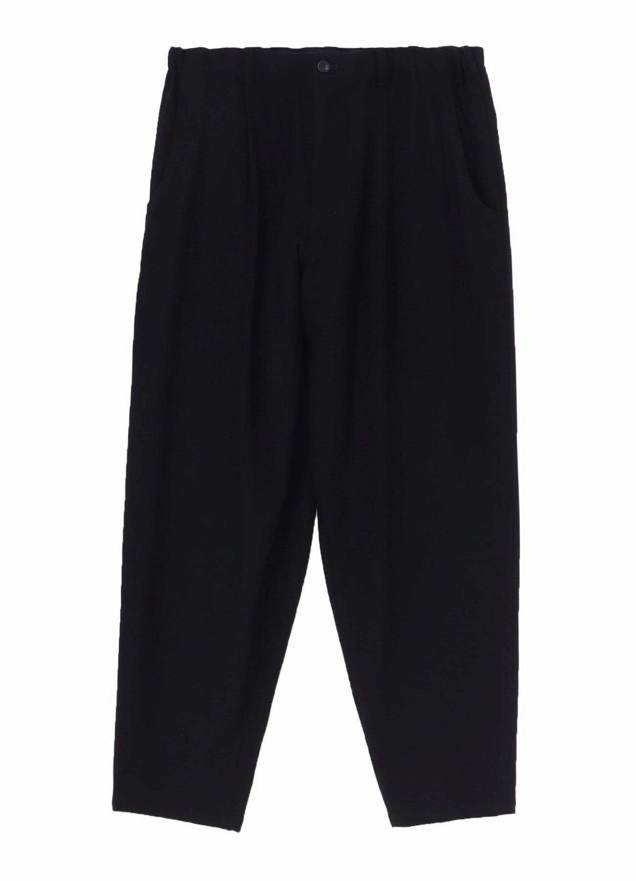 FLANNEL PANTS WITH SIDE ZIP Raw edge Flexible Motion