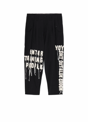 FLAP POCKET PANTS Button front Fitted waist