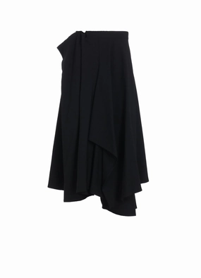 Natural Movement Elastic Fit GABARDINE GATHERED SKIRT