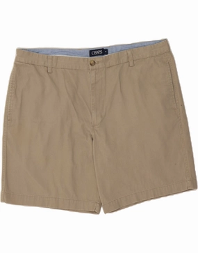 Sport Style surf wear CHAPS Mens Chino Shorts W42 2XL Beige Cotton