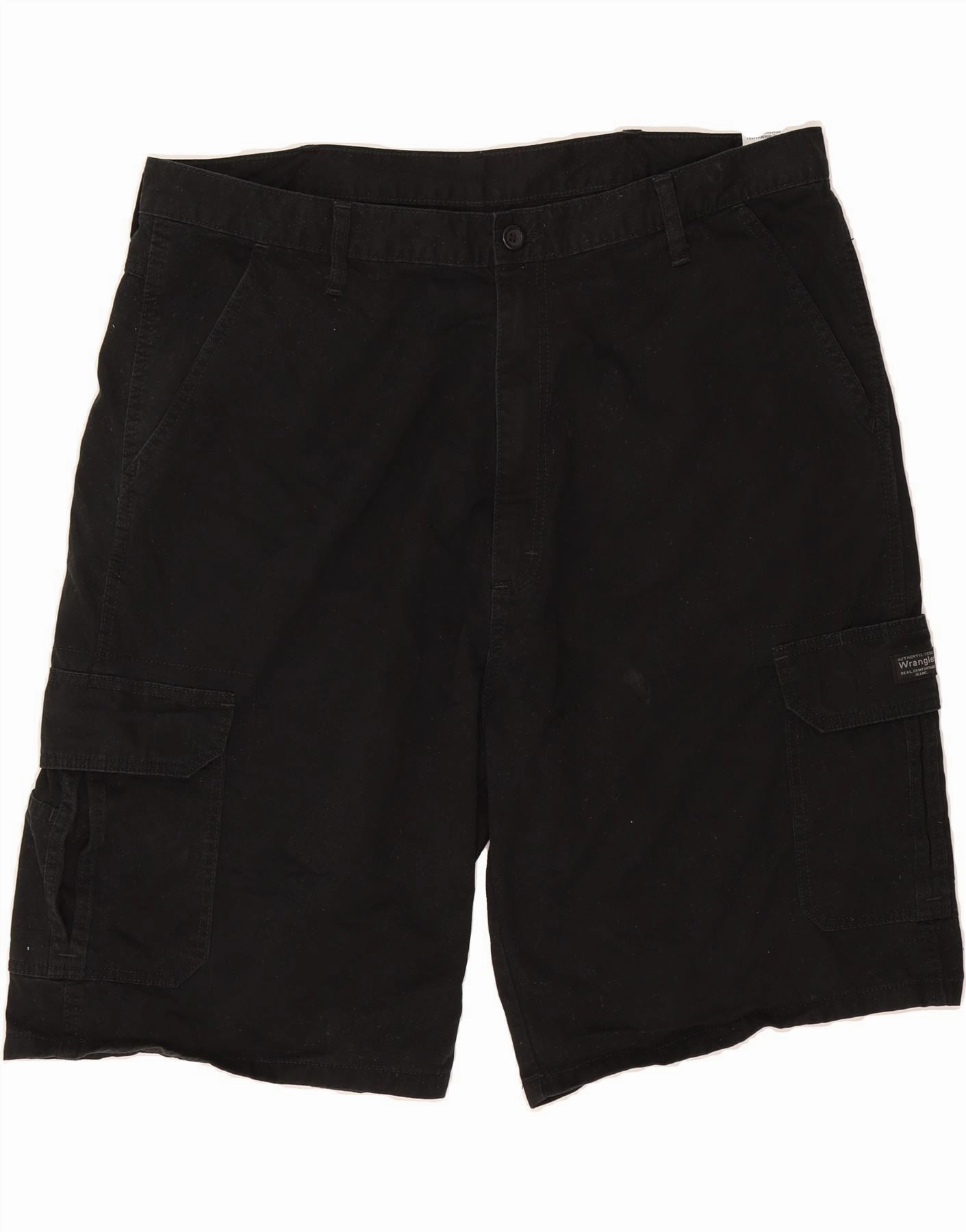 WRANGLER Mens Cargo Shorts W40 XL Black Cotton Street Layers City Look