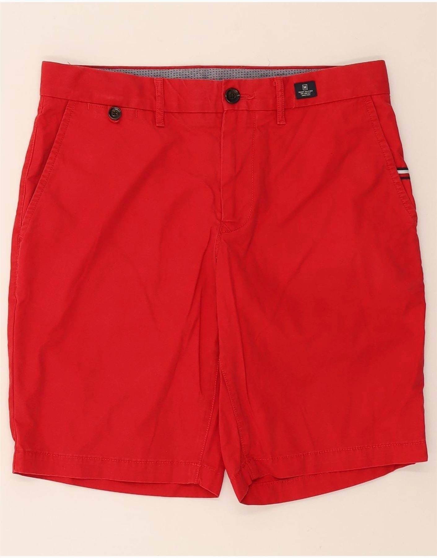 Performance Design martial arts gear TOMMY HILFIGER Mens Chino Shorts W30 Medium Red Cotton