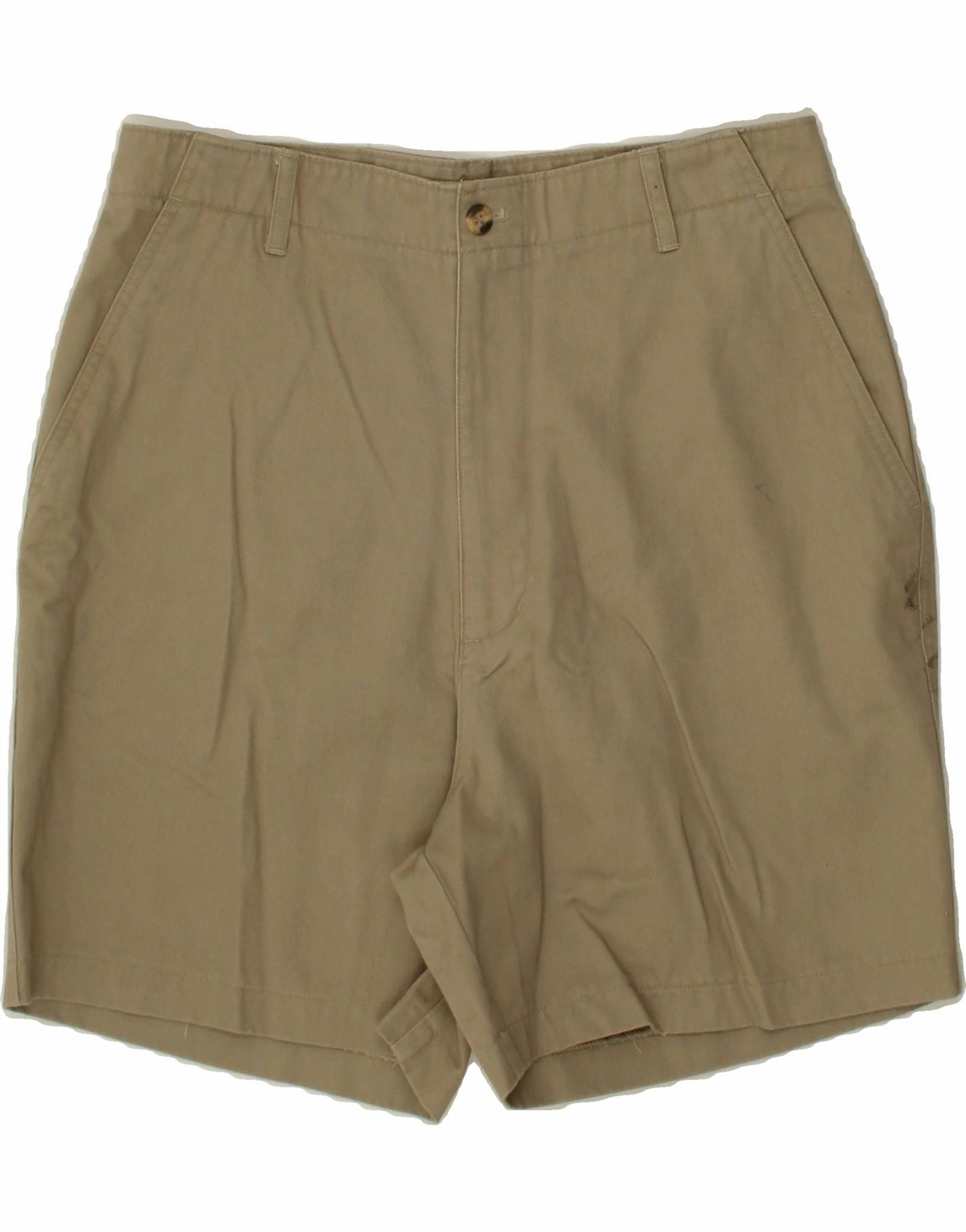 Minimal Finish Travel Style BURTON Mens Chino Shorts W32 Medium  Beige Cotton