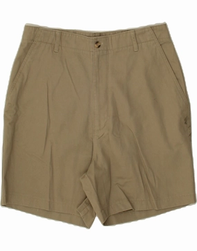 Minimal Finish Travel Style BURTON Mens Chino Shorts W32 Medium  Beige Cotton