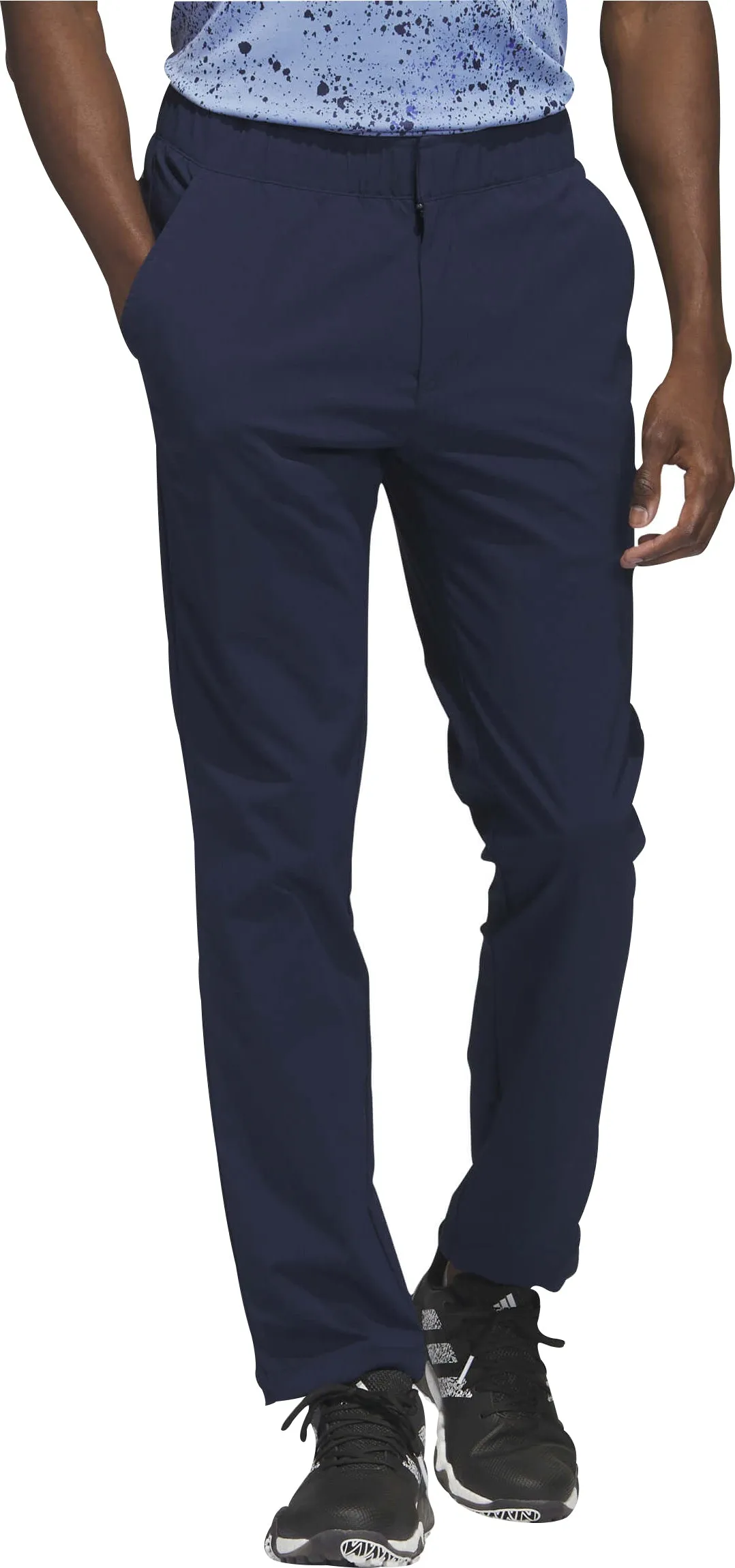 adidas Ripstop Mens Golf Joggers - Blue Core Stretch ThermalRegulatingLining