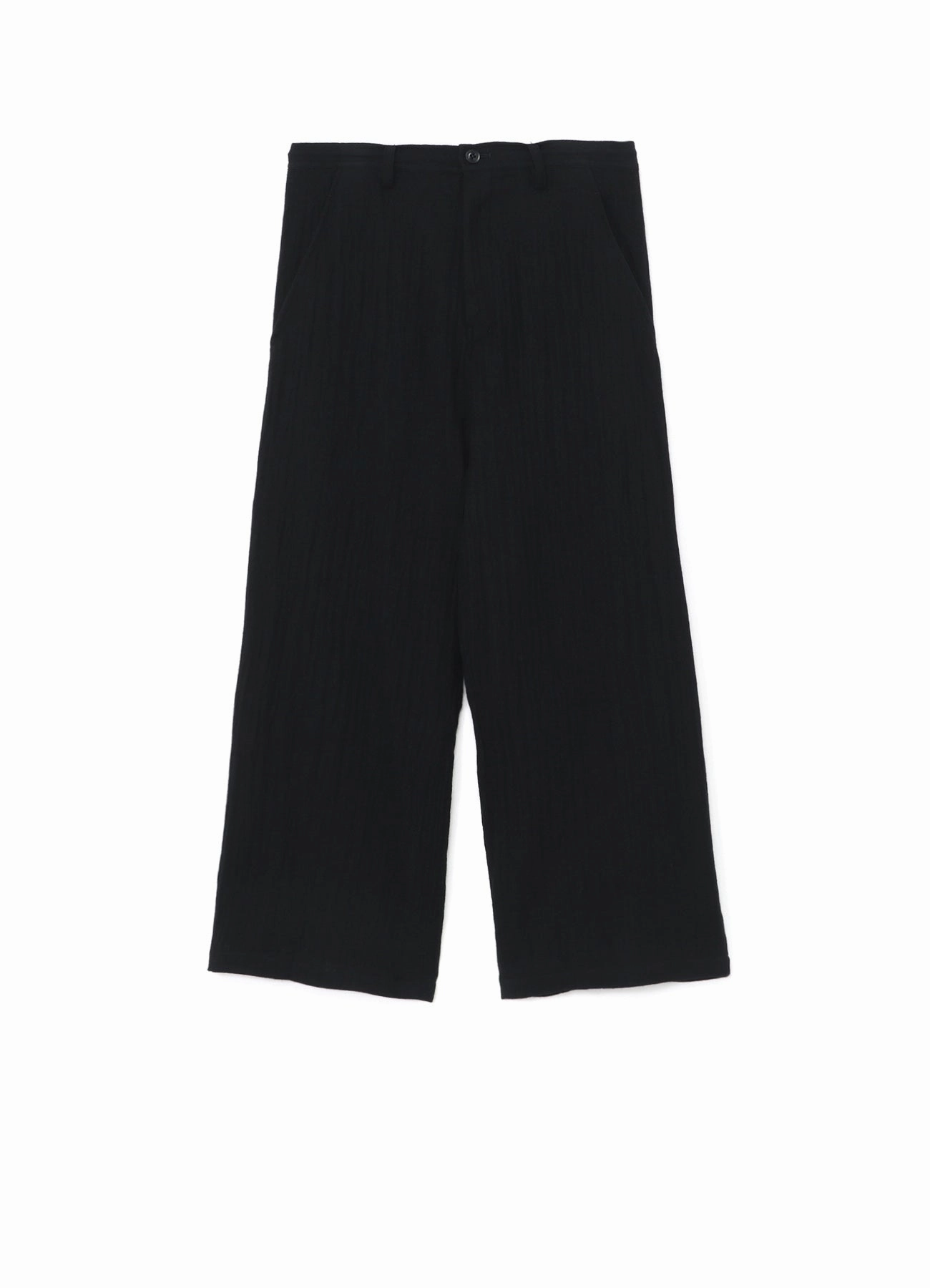 WOOL LONG STRAIGHT PANTS No Pinch Practical Fit
